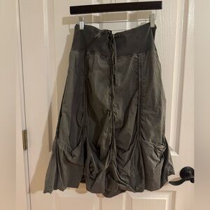 XCVI Washed out Navy Blue A-Line Skirt